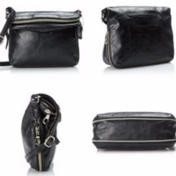 Relic Fossil Cross Body Expandable Messenger Bags Choose Cognac (Brown) or Black - Picture 4 of 8